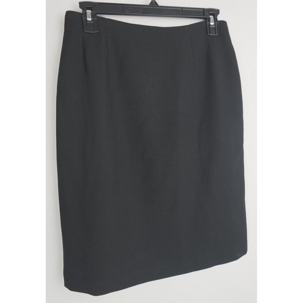 Nygard Collection Skirt Women's 8 Black Lined Pencil Workwear‎ Career